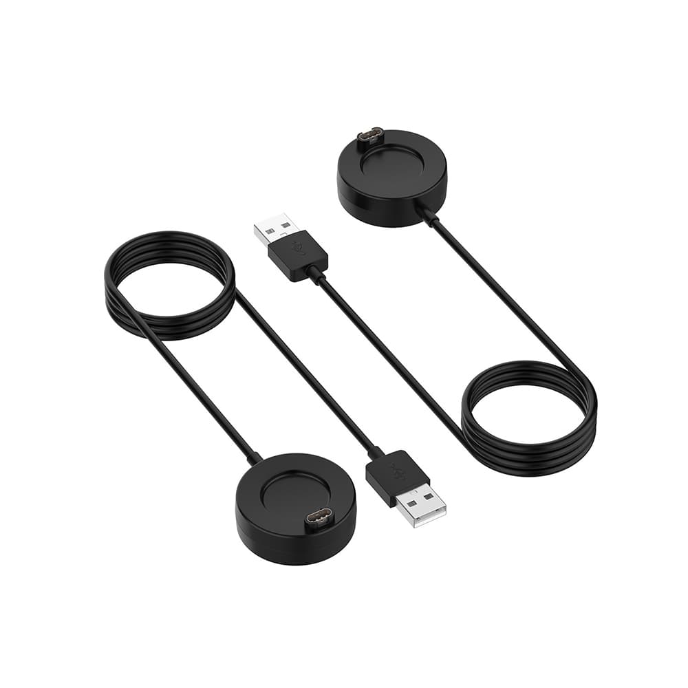 Techsuit Bezdrátový nabíjecí kabel Garmin Fenix 5 6 7X Černý - náhled 2