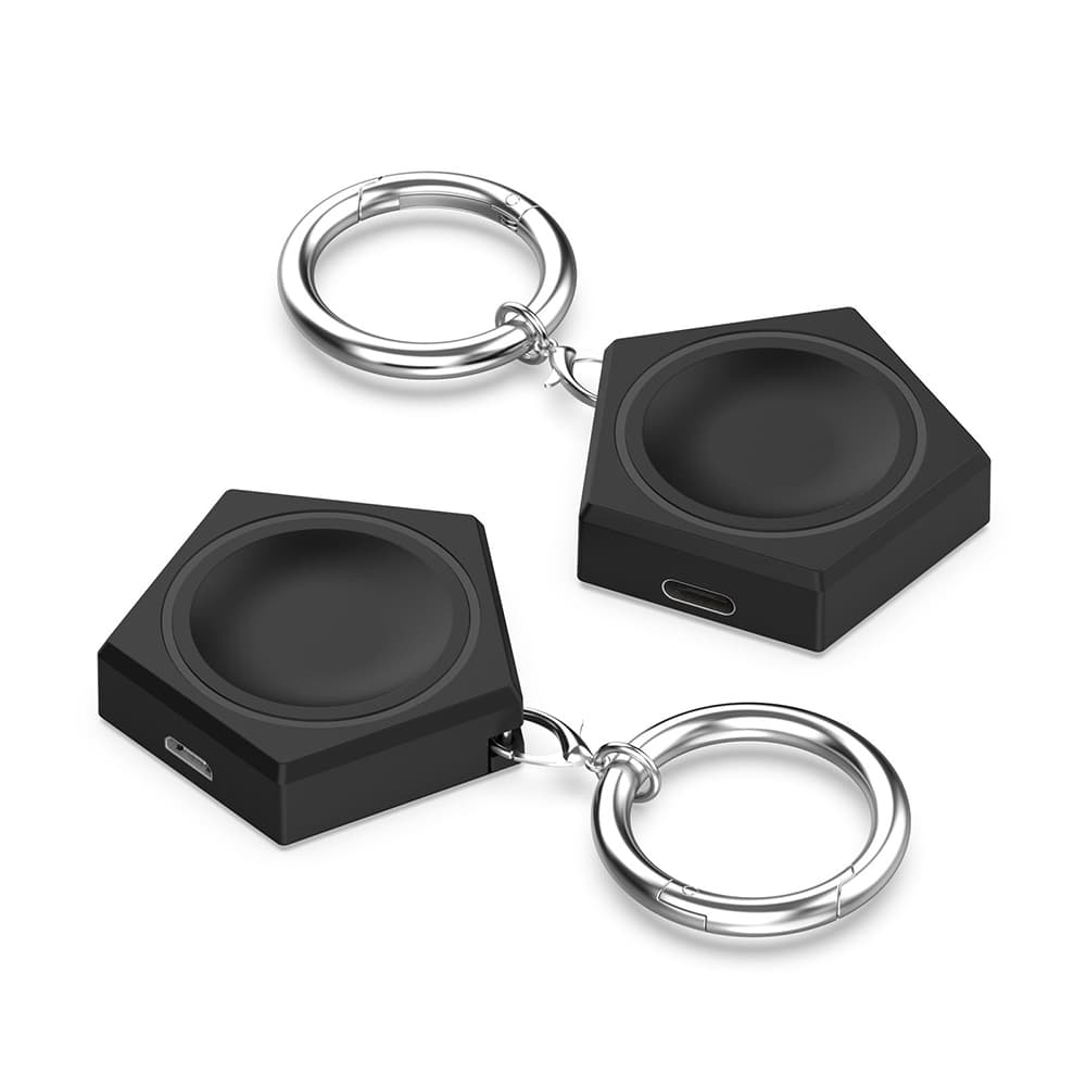 Techsuit TSC4 Bezdrátová nabíječka Samsung Watch klíčenka stojánek Černá - náhled 2
