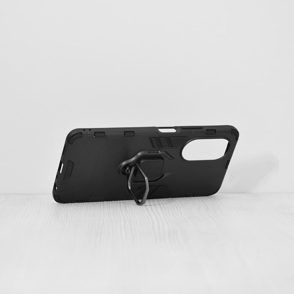 Techsuit Silikonový kryt Oppo A58 4G Černý - náhled 2