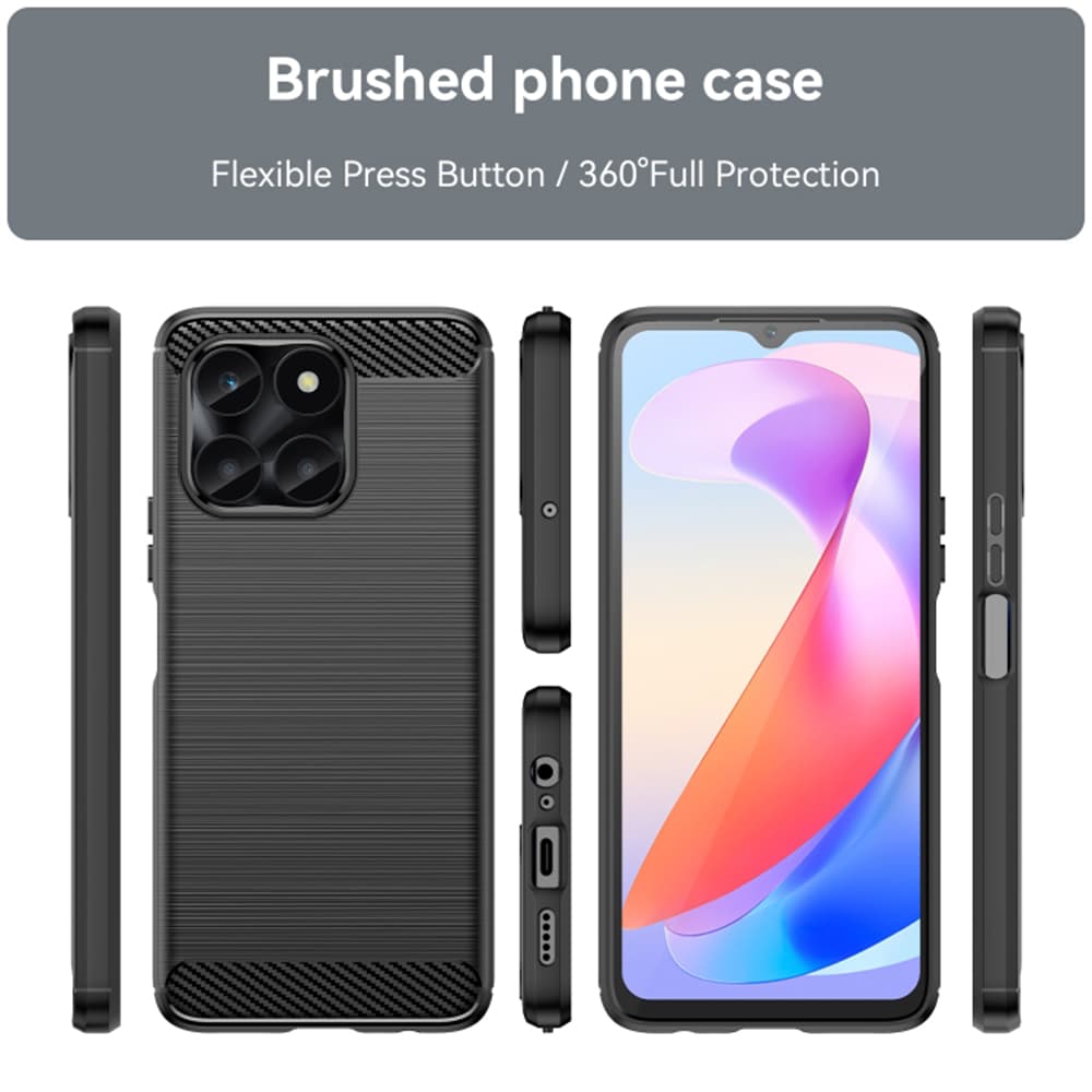 Techsuit Karbon Silikon Honor X6a Černý - náhled 2