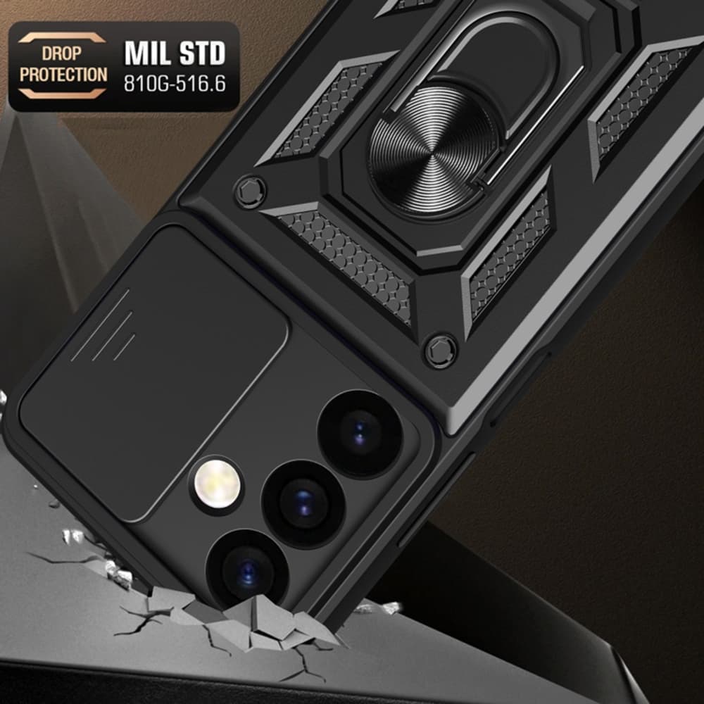 Techsuit CamShield series Samsung Galaxy S24 Plus černá - náhled 2