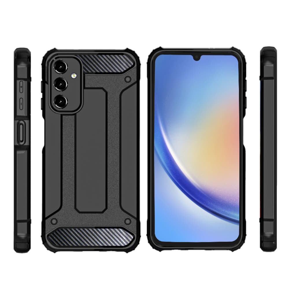 Techsuit Hybridní ochrana Samsung Galaxy A05s Black - náhled 2