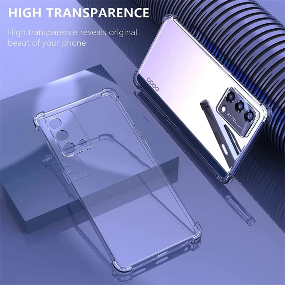 Techsuit Nárazuvzdorný Průhledný Silikon Oppo Reno10 Reno10 Pro - náhled 2