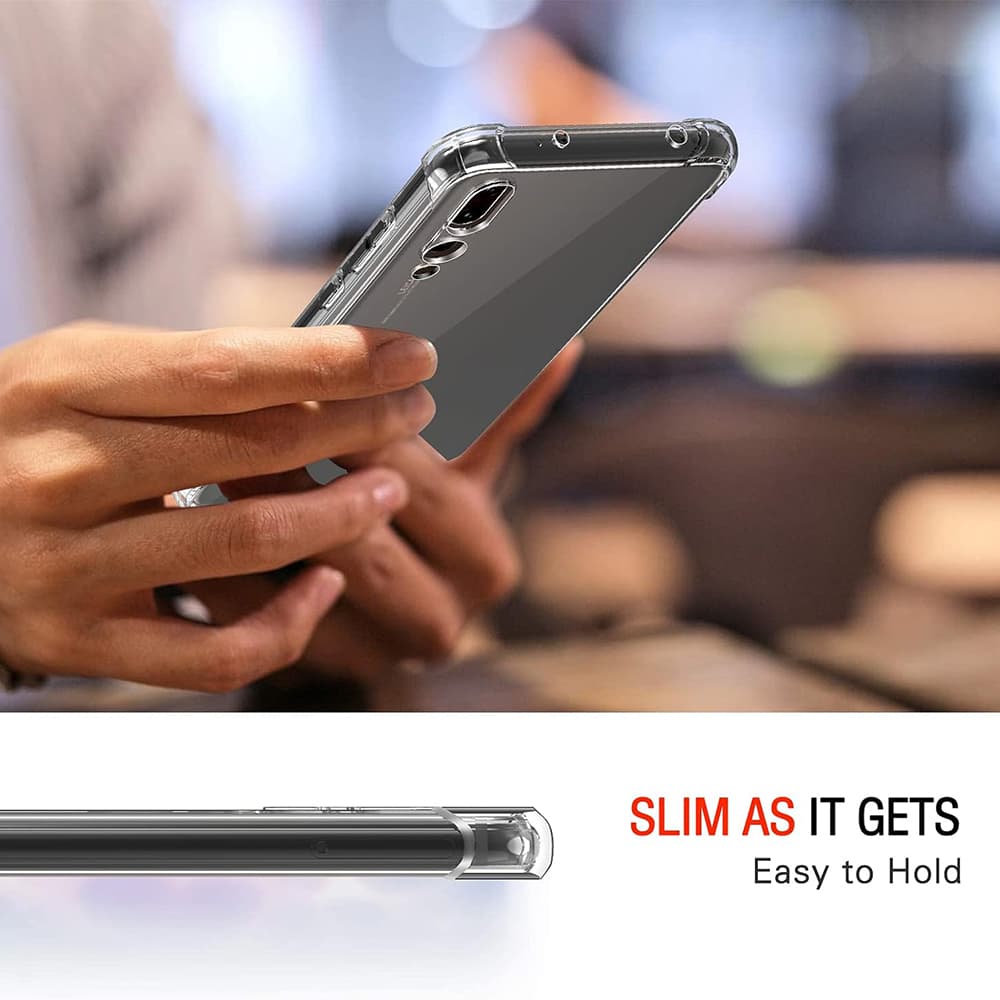 Techsuit Nárazuvzdorný Průhledný Silikon Huawei P20 Pro Clear - náhled 2