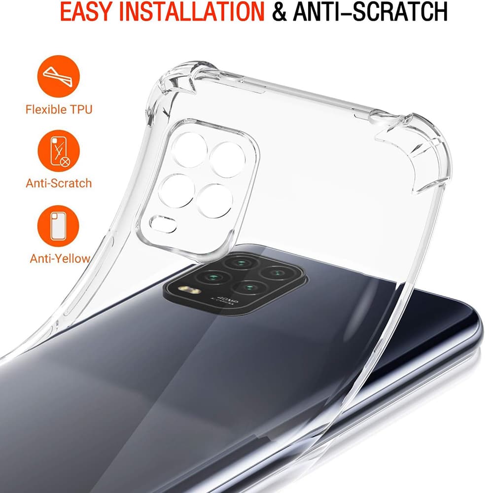 Techsuit Nárazuvzdorný Průhledný Silikon Xiaomi Mi 10 Lite - náhled 2