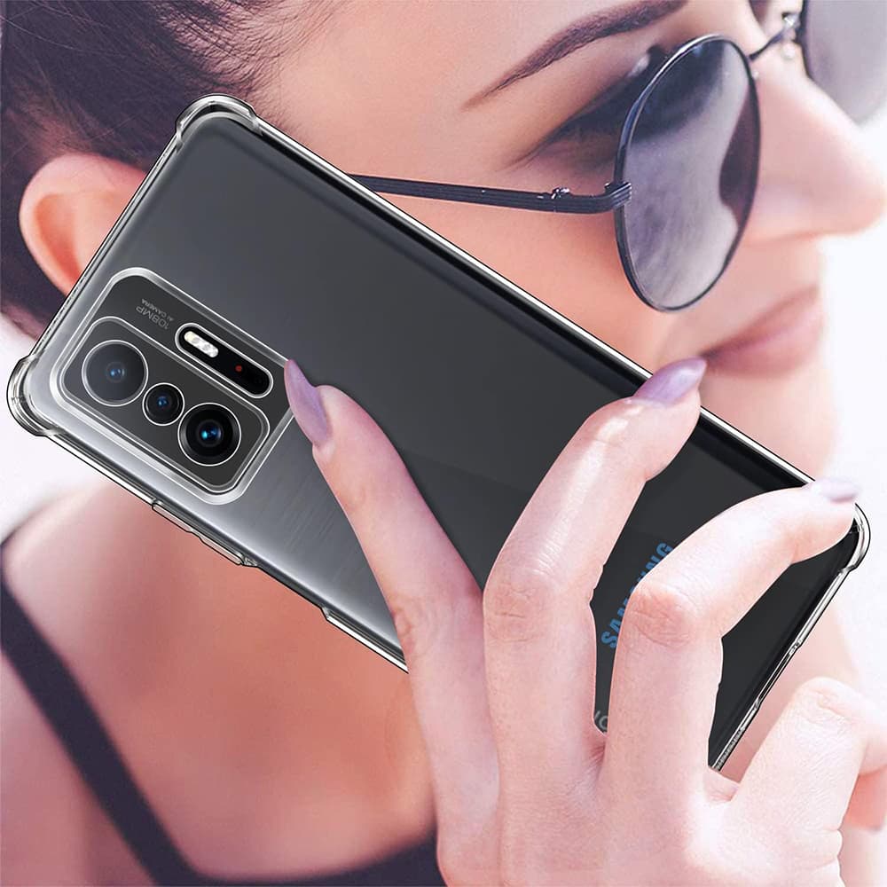 Techsuit Nárazuvzdorný Průhledný Silikon Xiaomi 11T 11T Pro - náhled 2