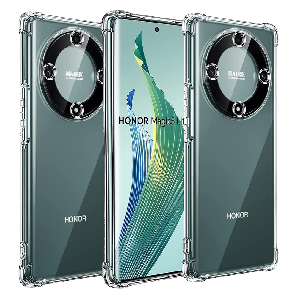 Techsuit Nárazuvzdorný Průhledný Silikon Honor Magic5 Lite Clear - náhled 2