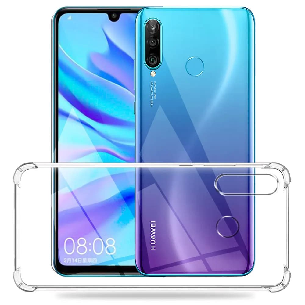 Techsuit Nárazuvzdorný průhledný silikon Huawei P30 Lite - náhled 2