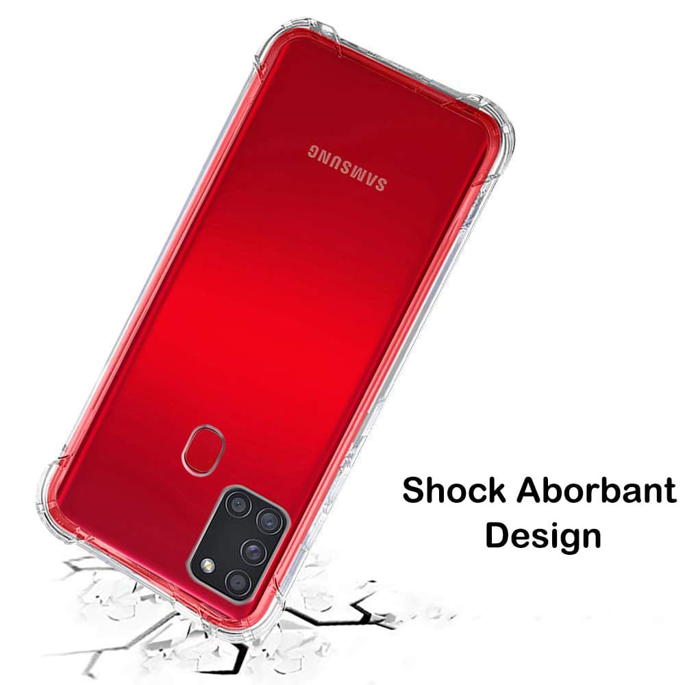Techsuit Nárazuvzdorný Průhledný Silikon Samsung Galaxy A21s Clear - náhled 2