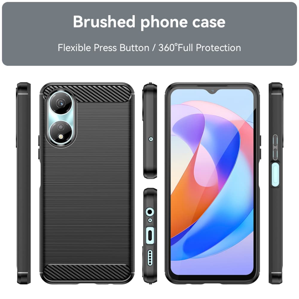 Techsuit Karbon Silikon Honor X7b X7b 5G 90 SMART Černý - náhled 2