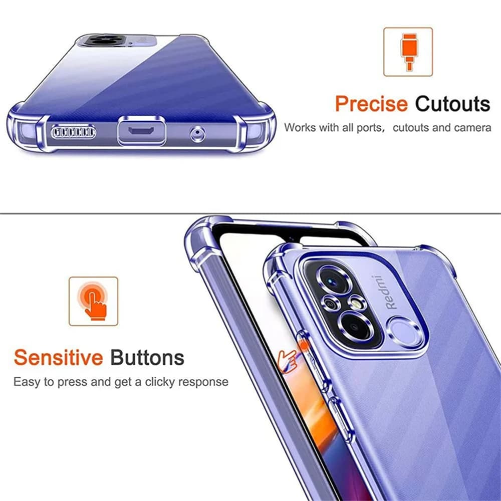 Techsuit Nárazuvzdorný průhledný silikon Xiaomi Redmi Note 11 Pro 12 Pro Clear - náhled 2