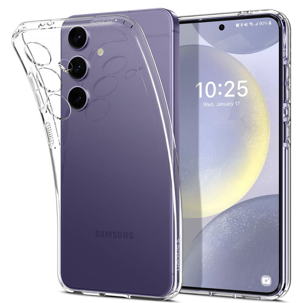 Spigen Liquid Crystal Samsung Galaxy S24 Čiré pouzdro - náhled 2
