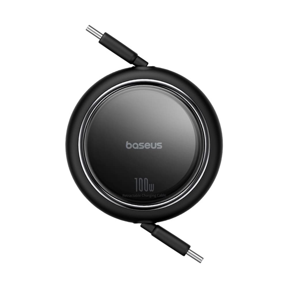 Zatahovací Kabel Baseus Free2Draw Mini (100W / 1m) černý - náhled 2