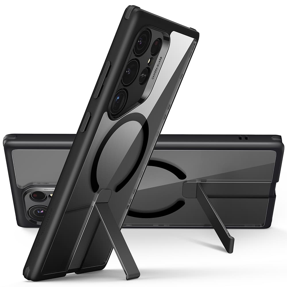 ESR Boost Flickstand HaloLock Samsung Galaxy S24 Ultra Čirý Černý - náhled 2