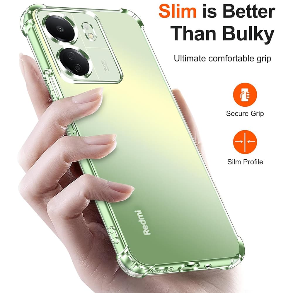 Techsuit Nárazuvzdorný Průhledný Kryt Xiaomi Redmi 13C 4G Poco C65 - náhled 2