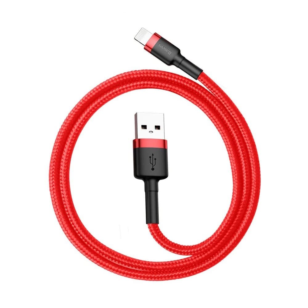 Baseus Kabel Cafule USB na Lightning 0.5m Červený - náhled 2