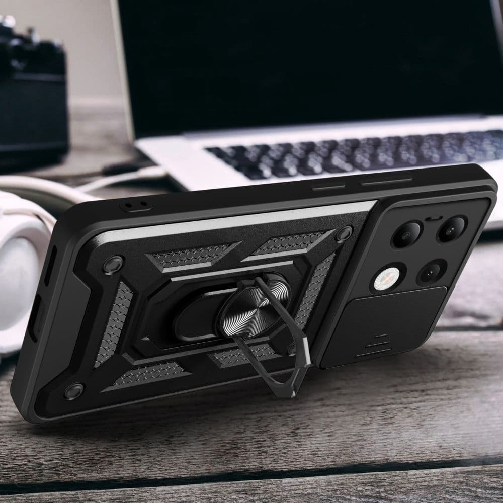 Techsuit CamShield Series Xiaomi Redmi Note 13 4G Černá - náhled 2