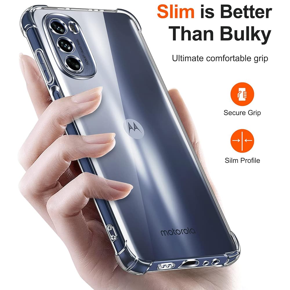 Techsuit Nárazuvzdorný silikon Motorola Moto G31 Moto G41 Čirý - náhled 2