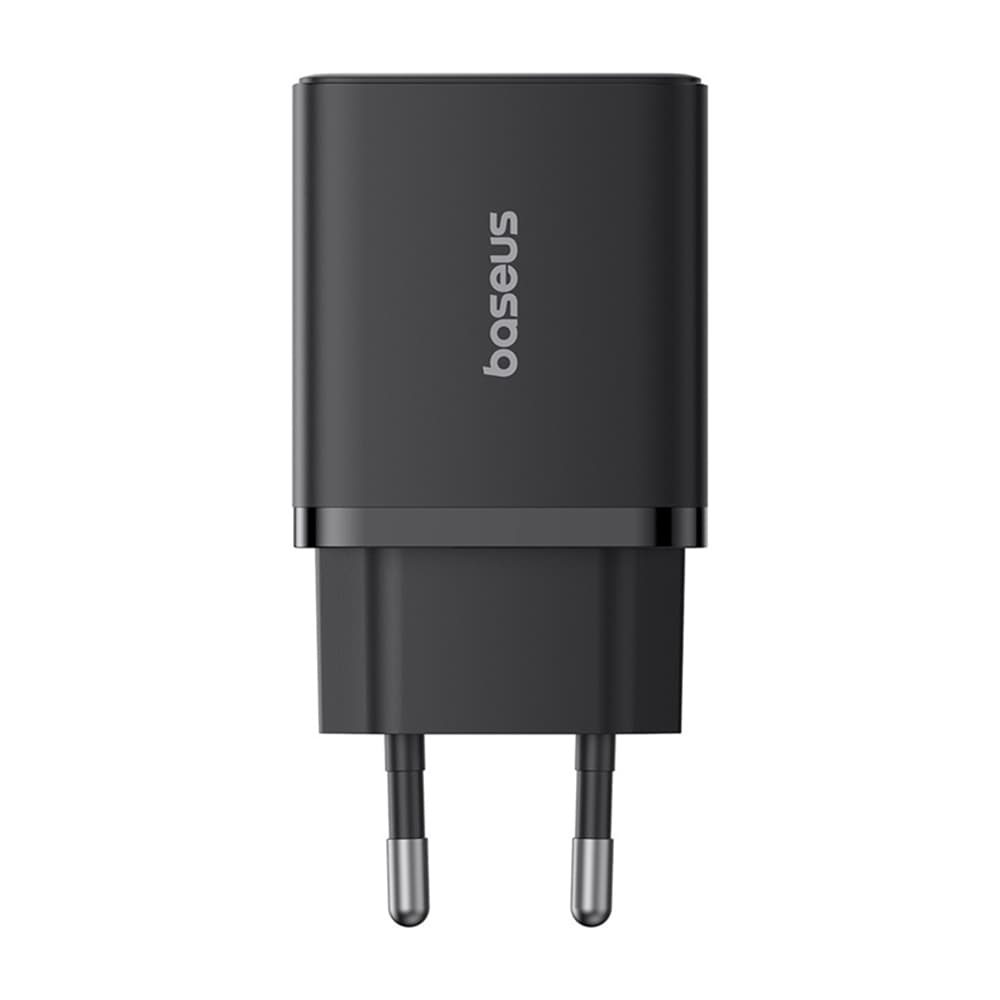 Baseus Síťová nabíječka GaN 2x USB Type-C 30W Rychlé nabíjení Černá - náhled 2