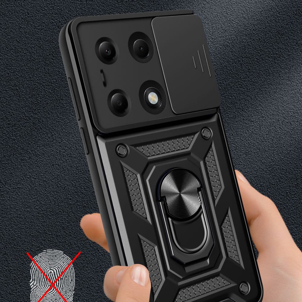 Techsuit CamShield Series Xiaomi Redmi Note 13 Pro 4G Černá - náhled 2