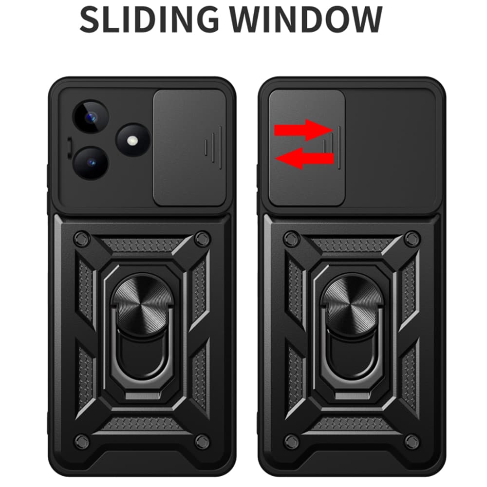 Techsuit Řada CamShield Realme C51 Note 50 Černá - náhled 2