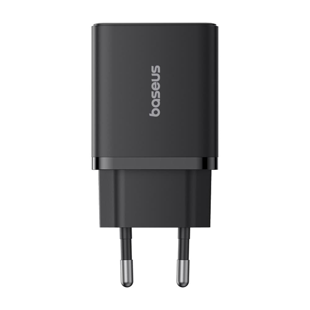 Baseus Nástěnná nabíječka USB-C Rychlonabíjení 20W Černá - náhled 2