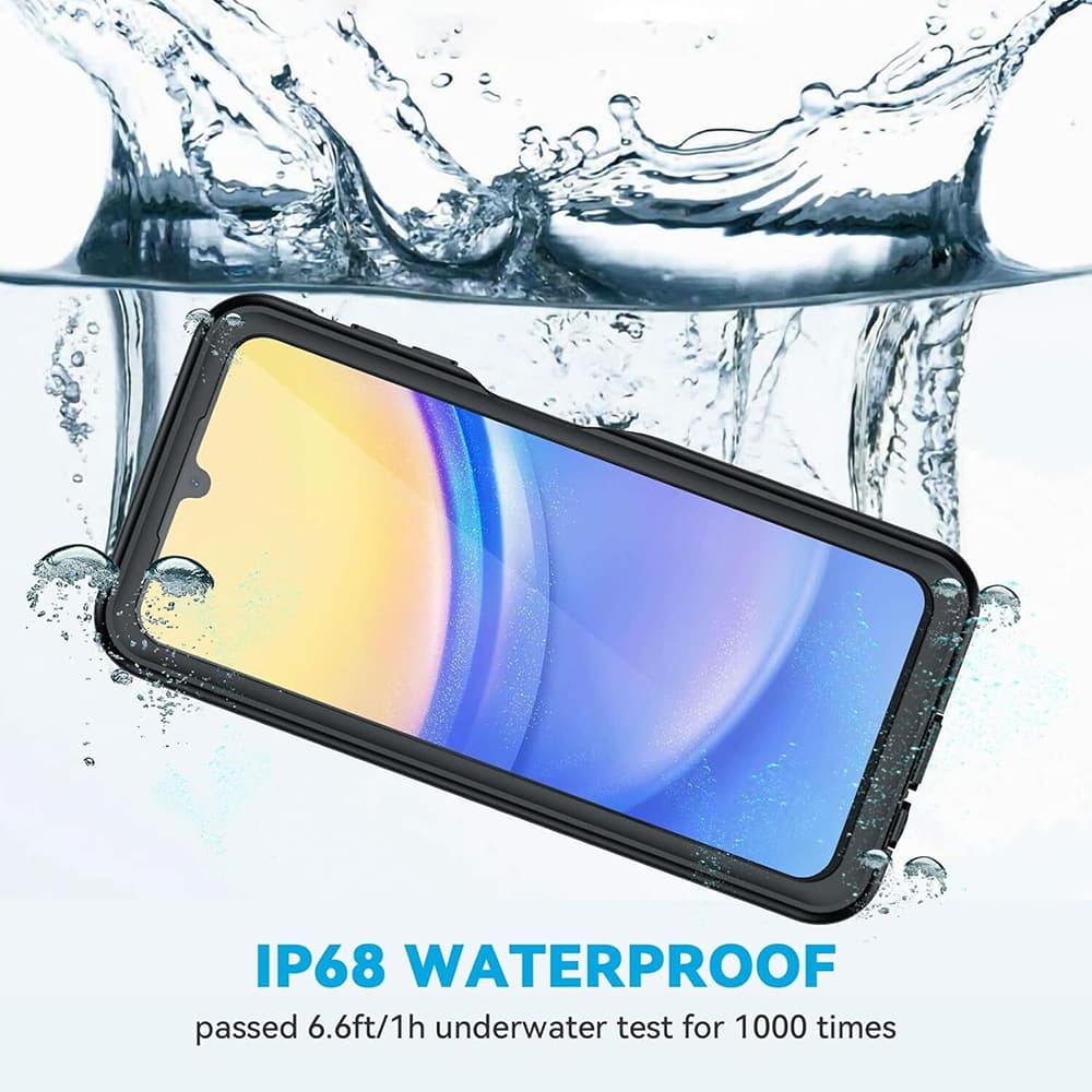 ShellBox Vodotěsné pouzdro IP68 Samsung Galaxy A15 4G A15 5G Black - náhled 2
