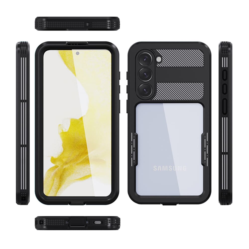 ShellBox Vodotěsné pouzdro IP68 Samsung Galaxy S23 Plus Černé - náhled 2