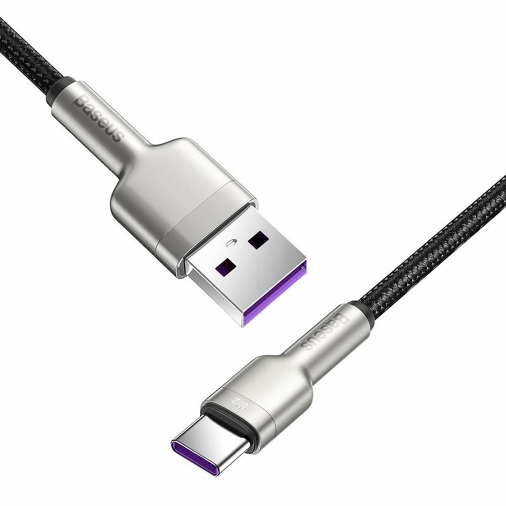 Baseus Datový kabel Cafule Series Metal USB na Type-C 66W 2m Černý - náhled 2