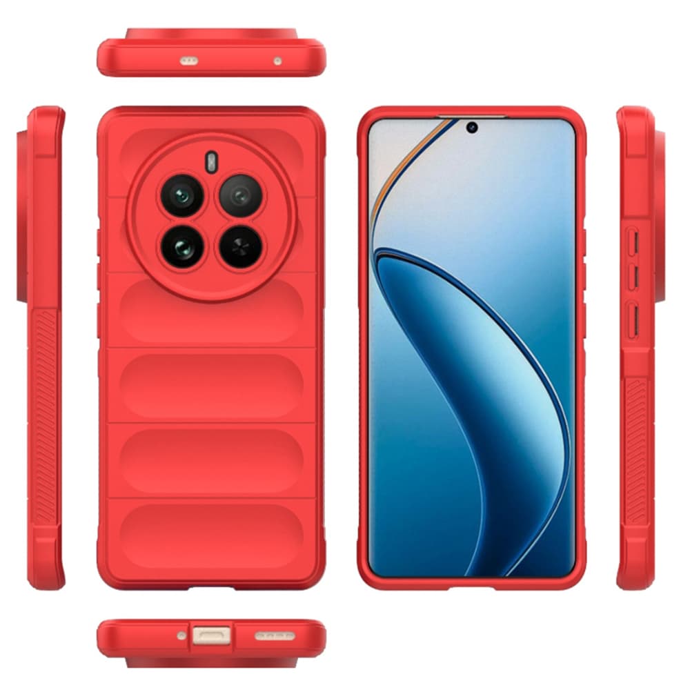 Techsuit Magic Shield Realme 12 Pro 12 Pro+ Červený - náhled 2