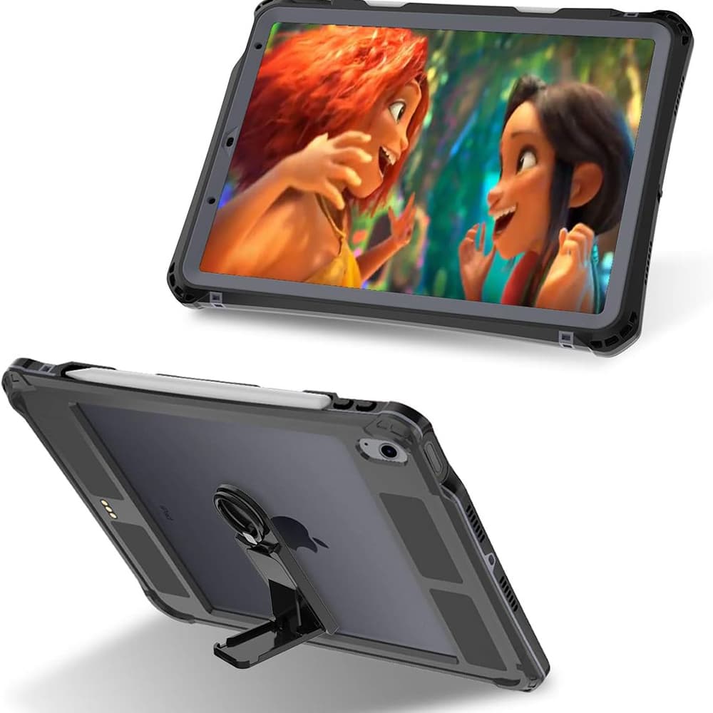 ShellBox Waterproof IP68 iPad Air 4 2020 Air 5 2022 Black - náhled 2