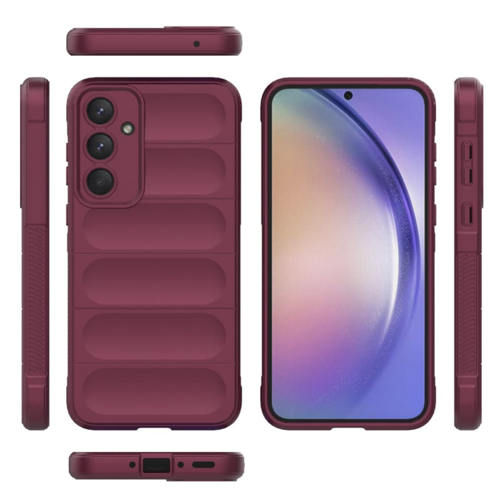 Techsuit Magic Shield pro Samsung Galaxy A54 bordeaux - náhled 2