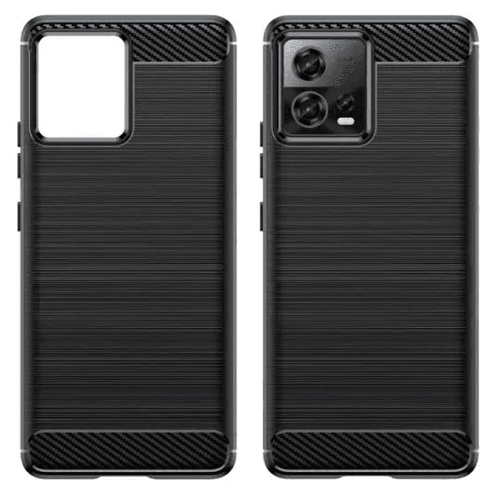 Techsuit Karbon Silikon Motorola Edge 30 Fusion Černý - náhled 2