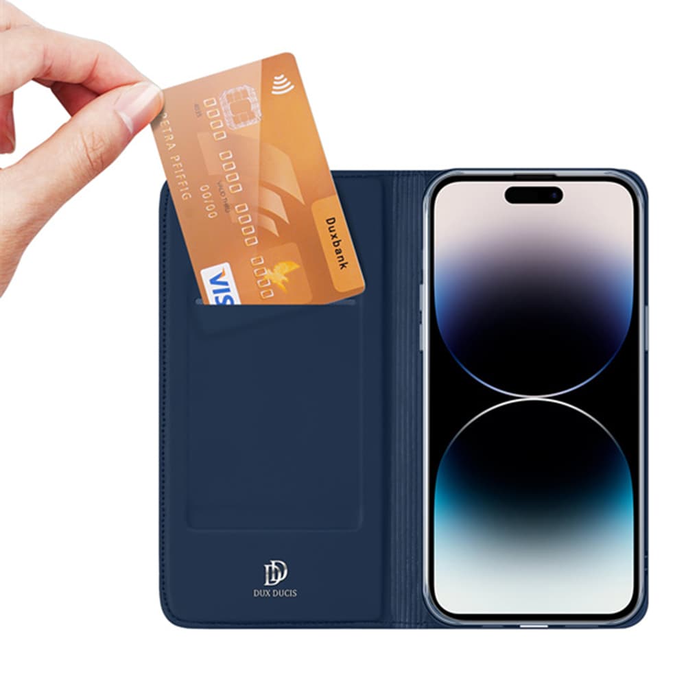 Dux Ducis Pouzdro Skin Pro iPhone 14 Pro Max Černá - náhled 2