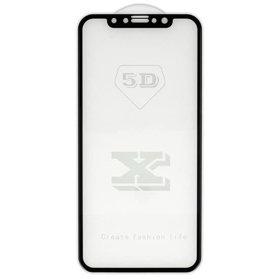 Tvrzené sklo Full Glue 5D pro IPHONE X - XS BLACK - náhled 2