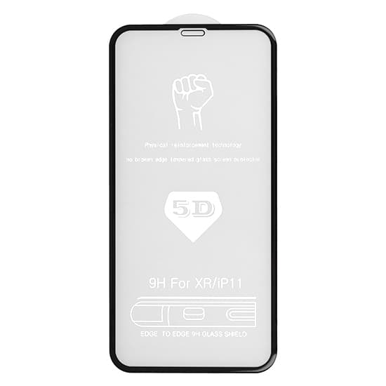 Tvrzené sklo Full Glue 5D pro IPHONE 11 PRO MAX BLACK - náhled 2