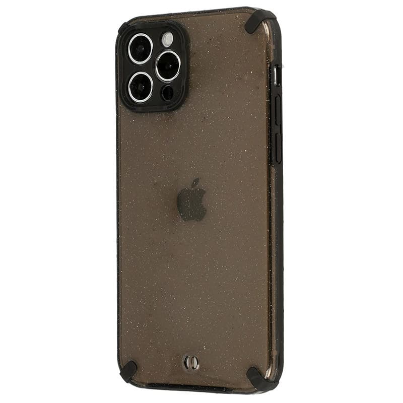 Pouzdro Armor Glitter pro Iphone 12 Pro Max černé - náhled 2