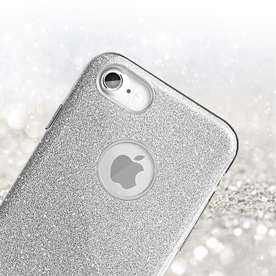 Kryt pro IPHONE 11 PRO třpytivý stříbrný - náhled 2