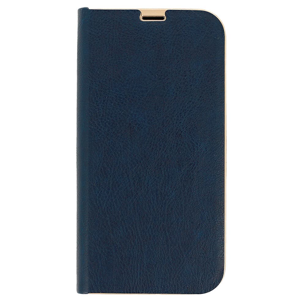 Pouzdro typu kniha s rámečkem pro Iphone 12 Pro Max navy - náhled 2