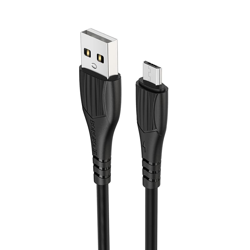 Kabel Borofone BX37 Wieldy - USB na Micro USB - 1 metr černý - náhled 2