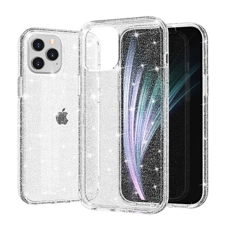 Pouzdro Crystal Glitter pro Iphone 11 Silver - náhled 2