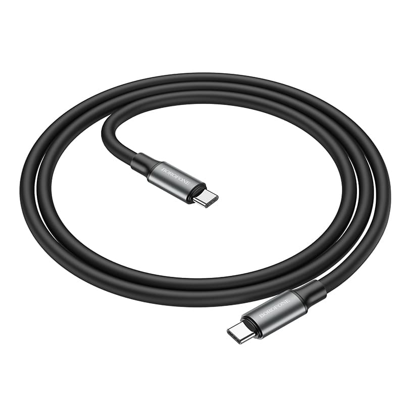 Borofone kabel BX82 Bountiful - typ C - 60W 3A 1 metr černý - náhled 2