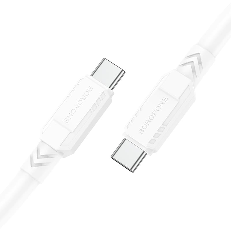 Kabel Borofone BX81 Goodway - typ C na typ C - PD 60W 3A 1 metr bílý - náhled 2