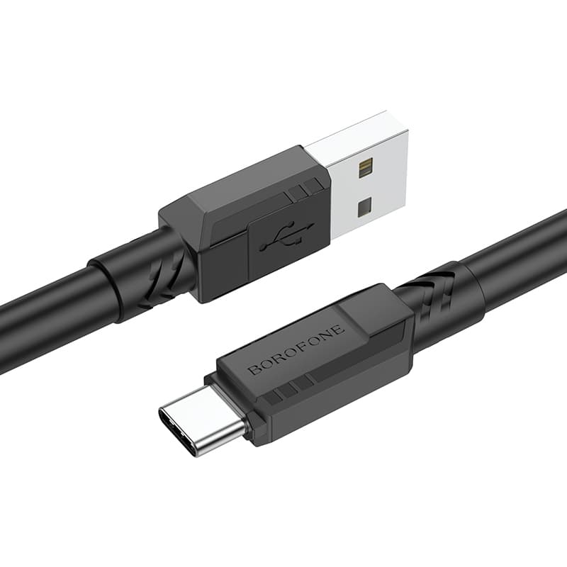 Kabel Borofone BX81 Goodway - USB na typ C - 3A 1 metr černý - náhled 2