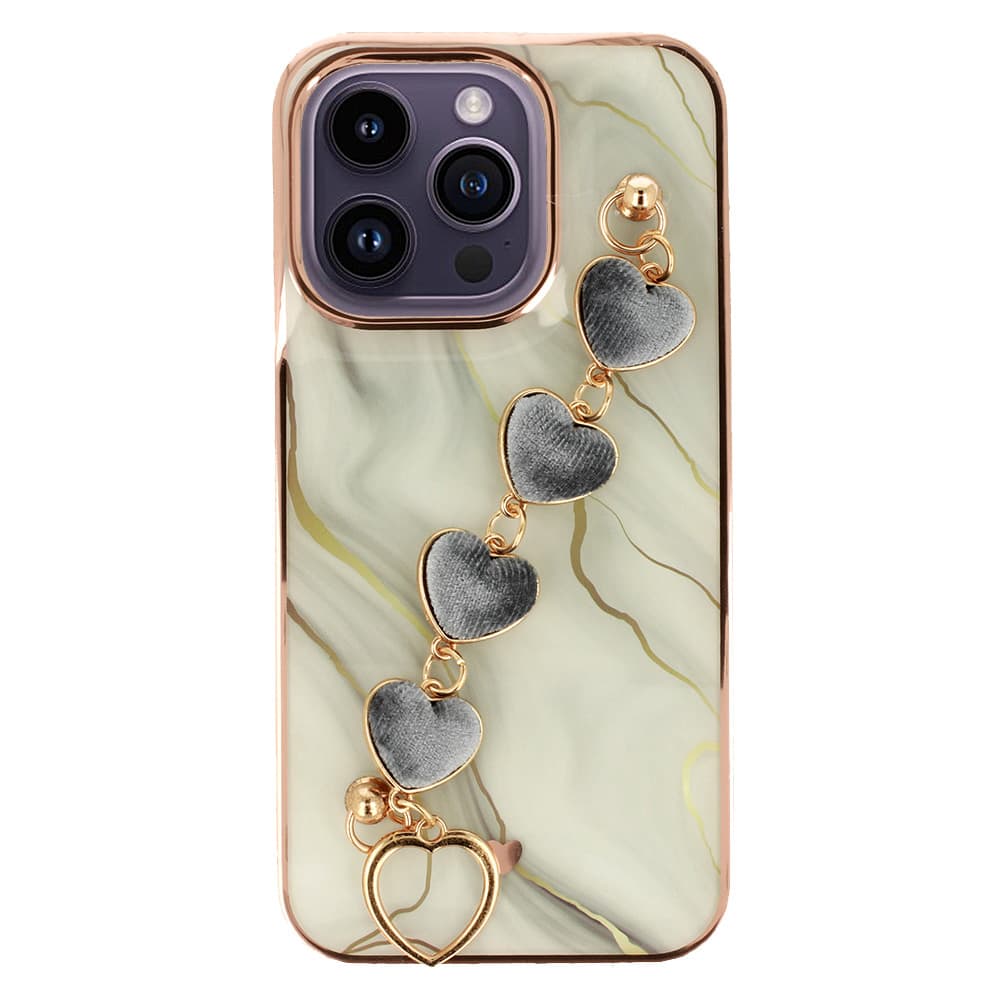Trendové pouzdro pro Iphone 14 Plus design 1 bílé - náhled 2
