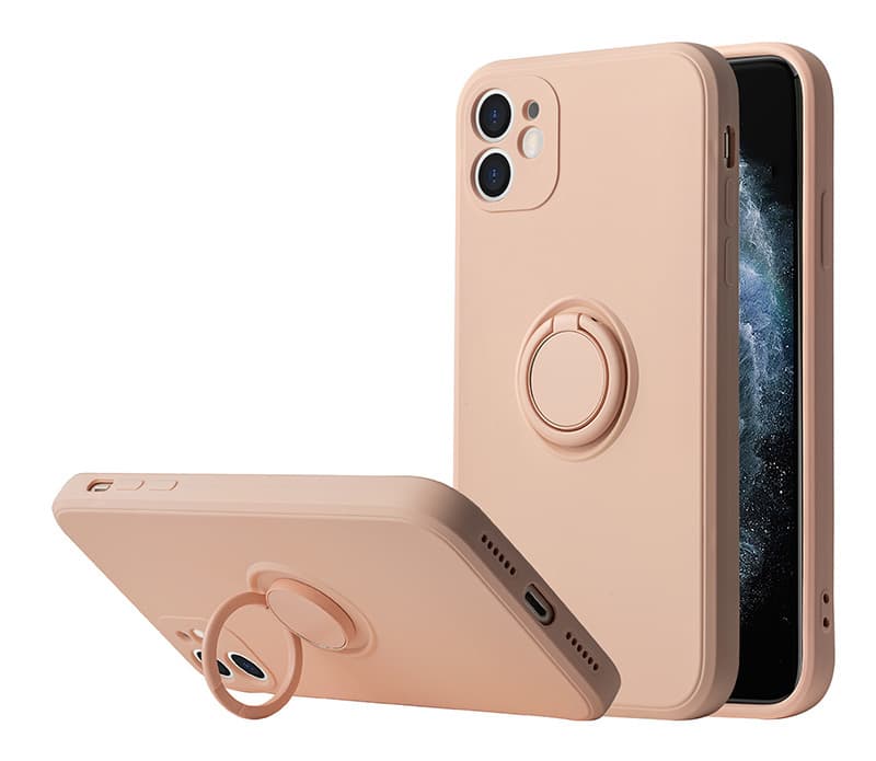 Kryt Vennus s prstýnkem pro Iphone 14 Plus Světle růžový - náhled 2