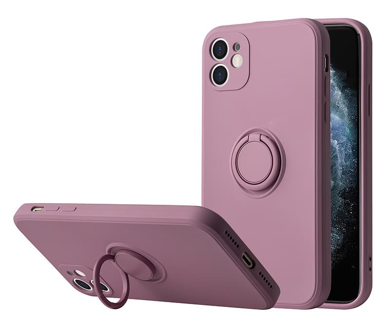 Kryt Vennus s prstýnkem pro Iphone 14 Pro Max fialový - náhled 2