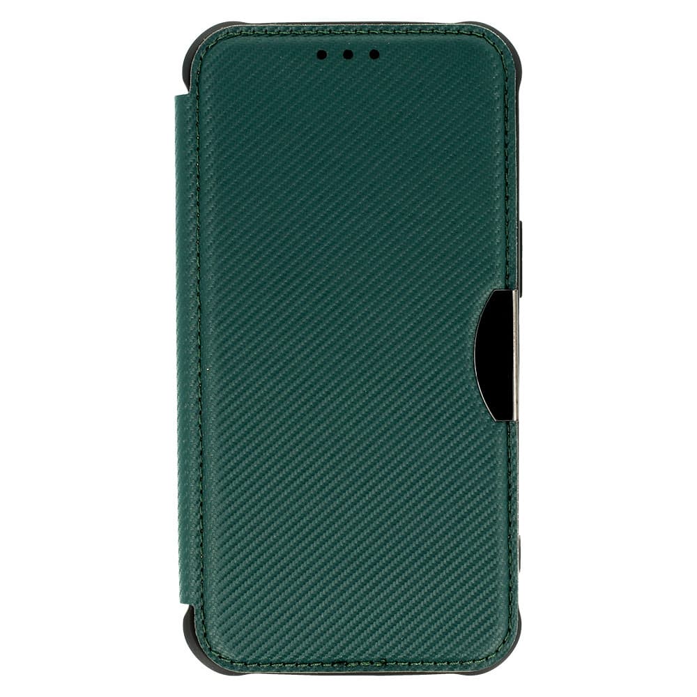 Pouzdro Razor Carbon Book pro Iphone 13 Pro Max tmavě zelené - náhled 2