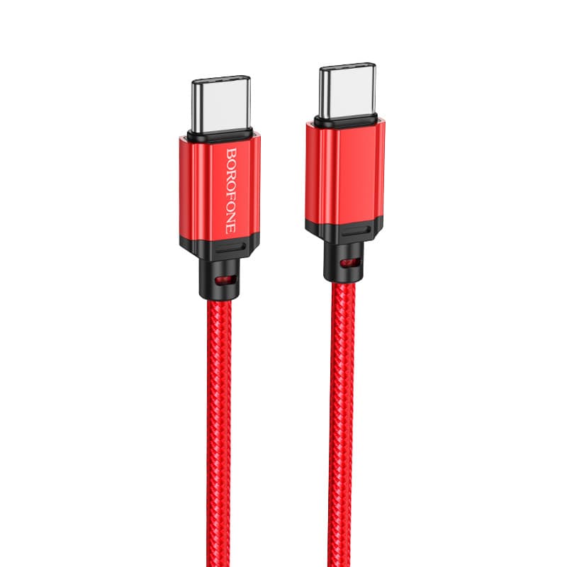 Borofone kabel BX87 Sharp - typ C na typ C - PD 60W 1 metr červený - náhled 2