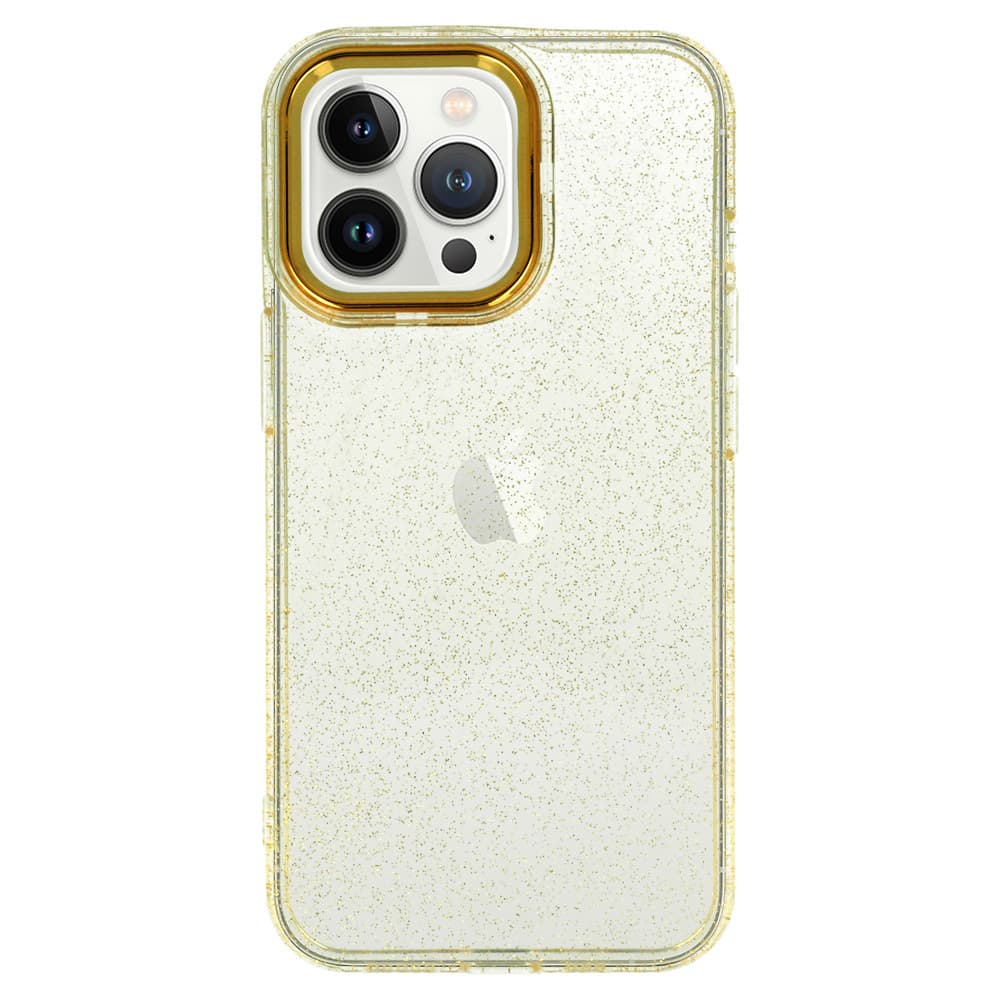 Tel Protect Gold Glitter Case pro Iphone 12 Pro Max zlatý - náhled 2